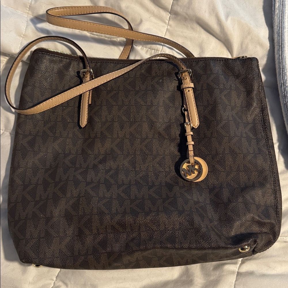 Michael Kors Dark Brown Signature Tote